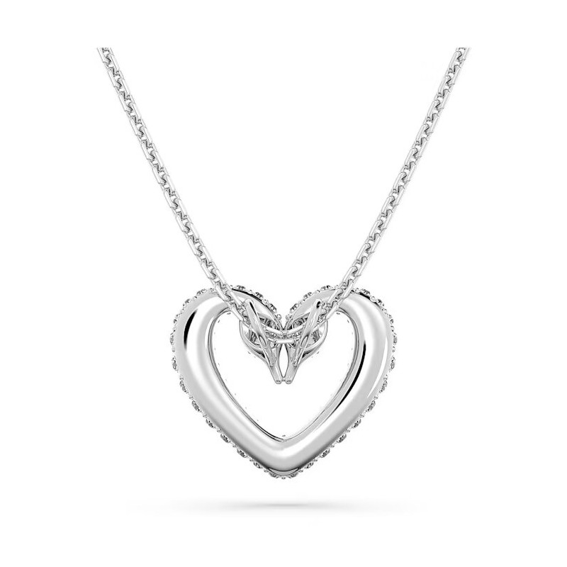 Collier Swarovski femme argenté et cristaux blancs