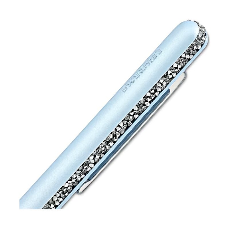 Stylo à bille Swarovski laqué bleu