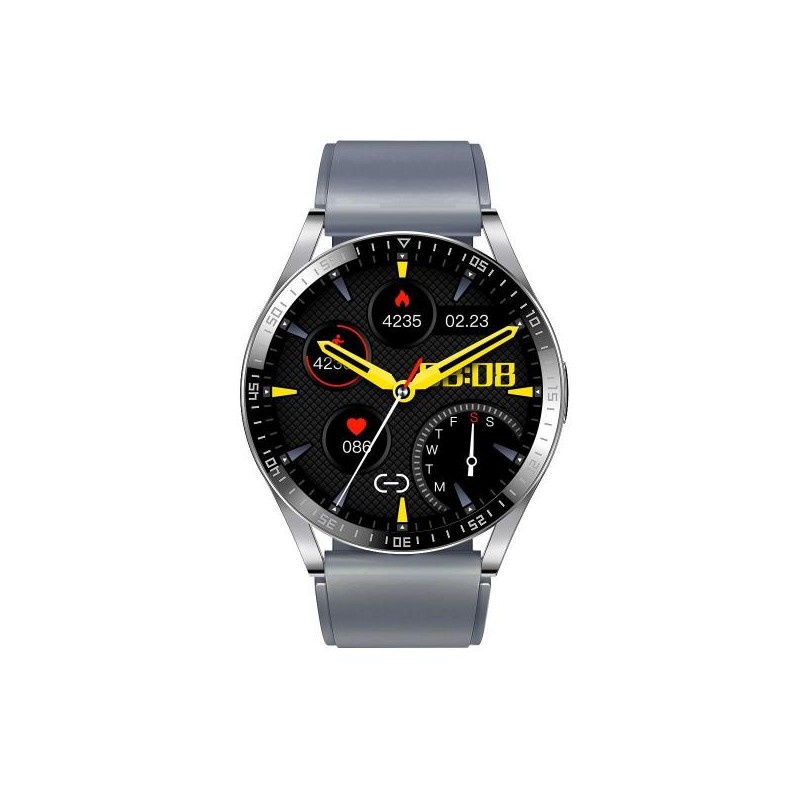 Montre Connectée Smarty en silicone gris