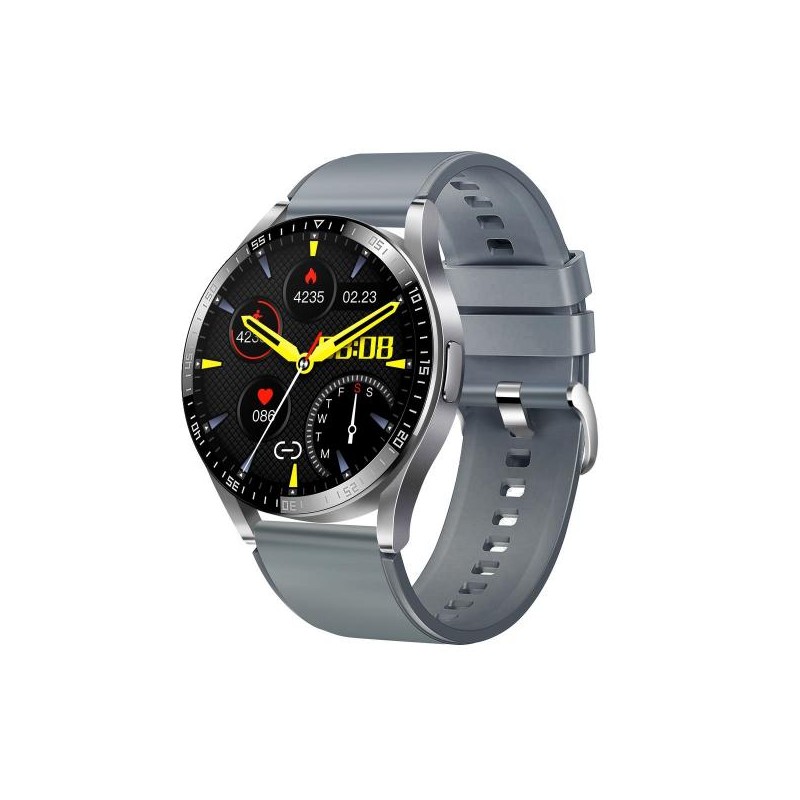 Montre Connectée Smarty en silicone gris
