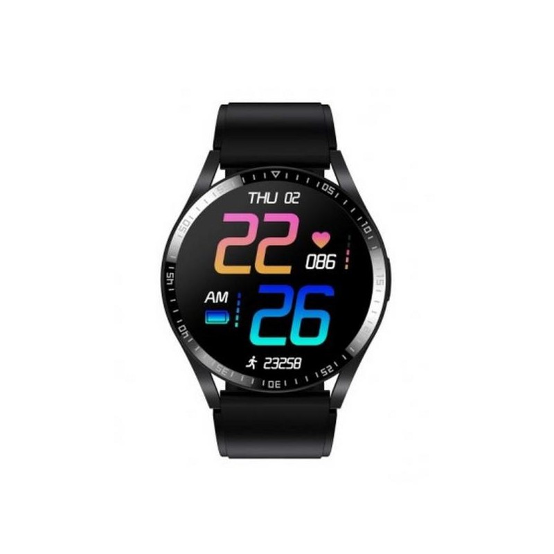 Montre Connectée Smarty en silicone noir