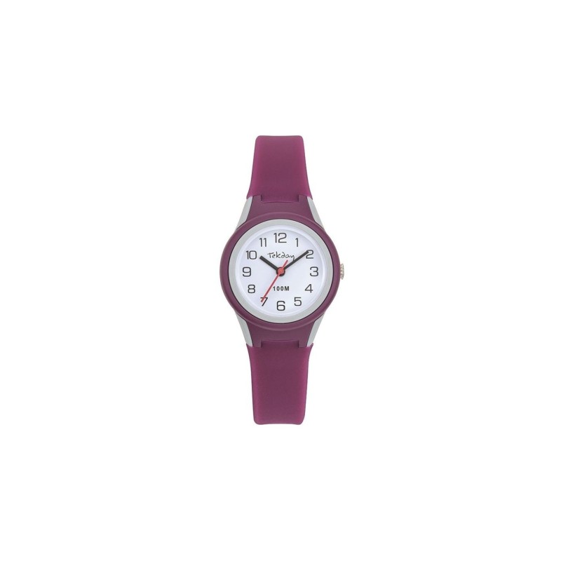 Montre TEKDAY Femme silicone violet