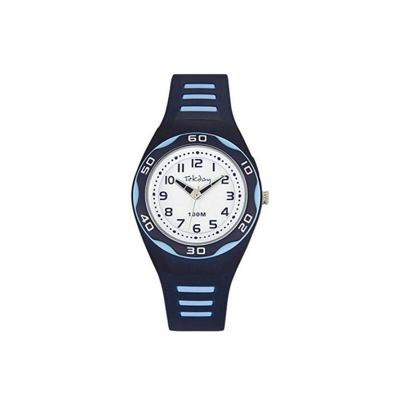 Montre TEKDAY Enfant  silicone bleu