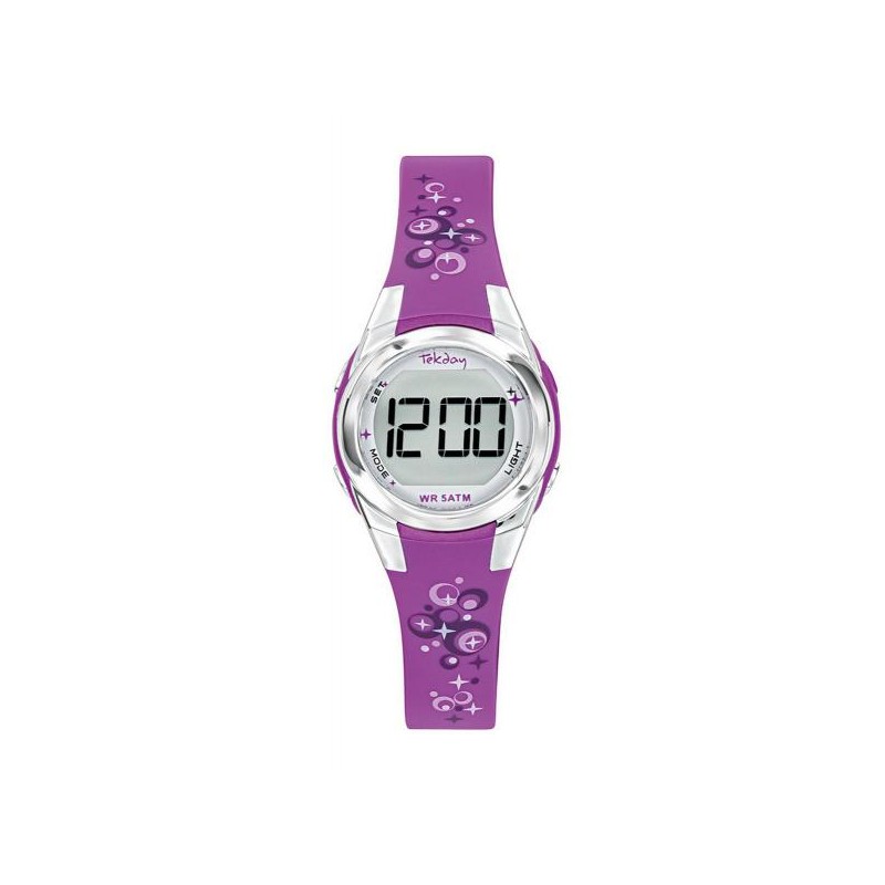 Montre TEKDAY Enfant silicone violet