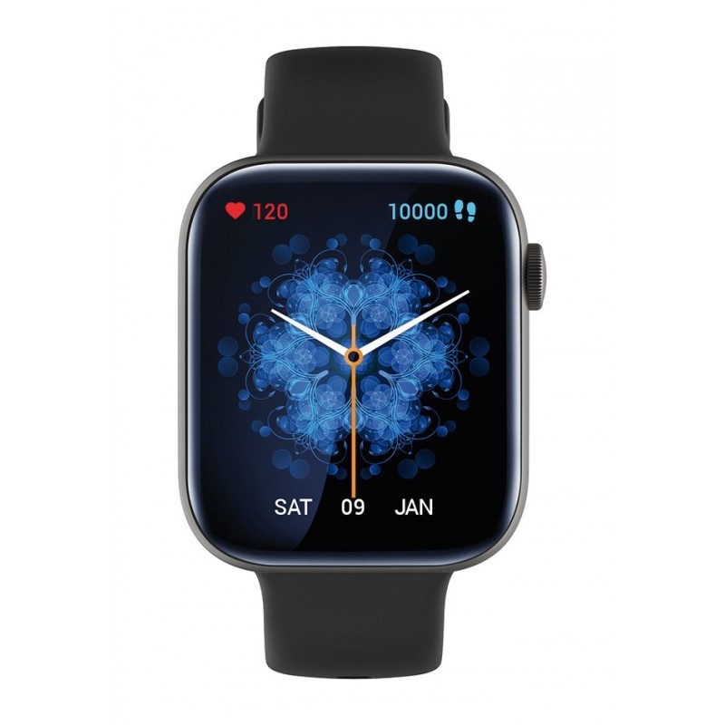 Montre TEKDAY Connectée silicone noir