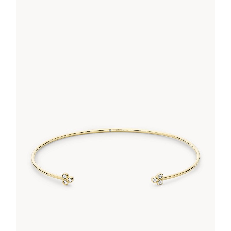 Jonc Fossil Femme Sadie Trio Glitz acier doré