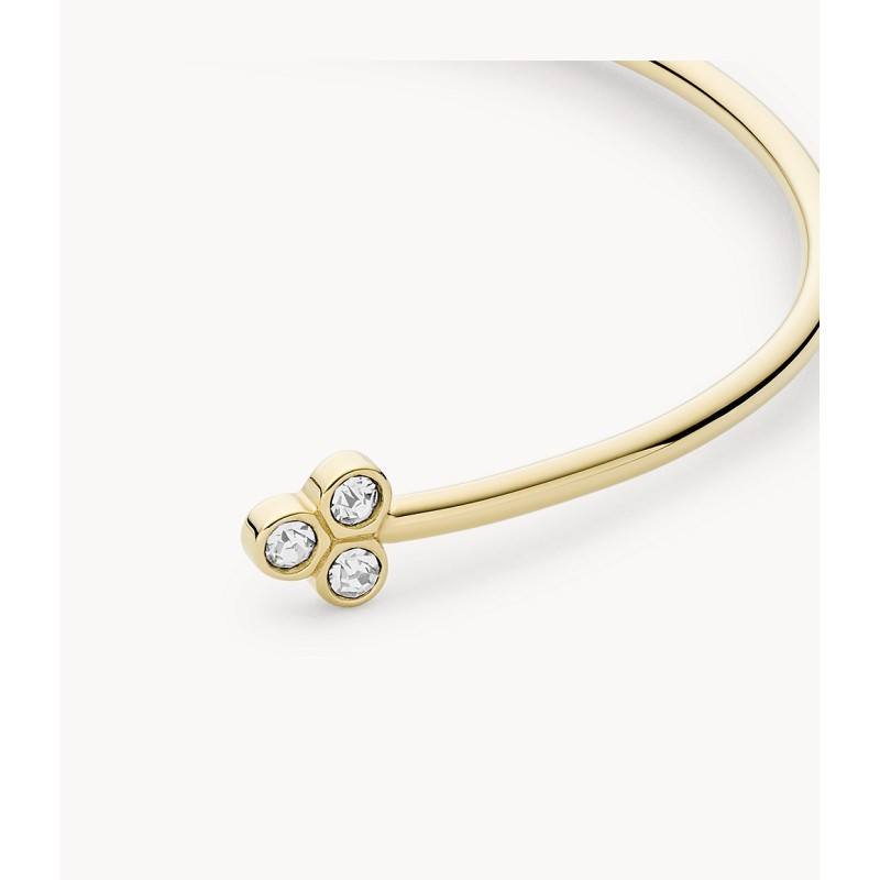 Jonc Fossil Femme Sadie Trio Glitz acier doré