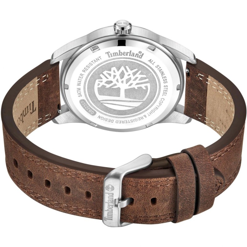 Montre Timberland Homme bracelet cuir marron