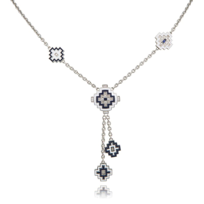 Collier Una Storia Sautoir Aztec argent 925/000