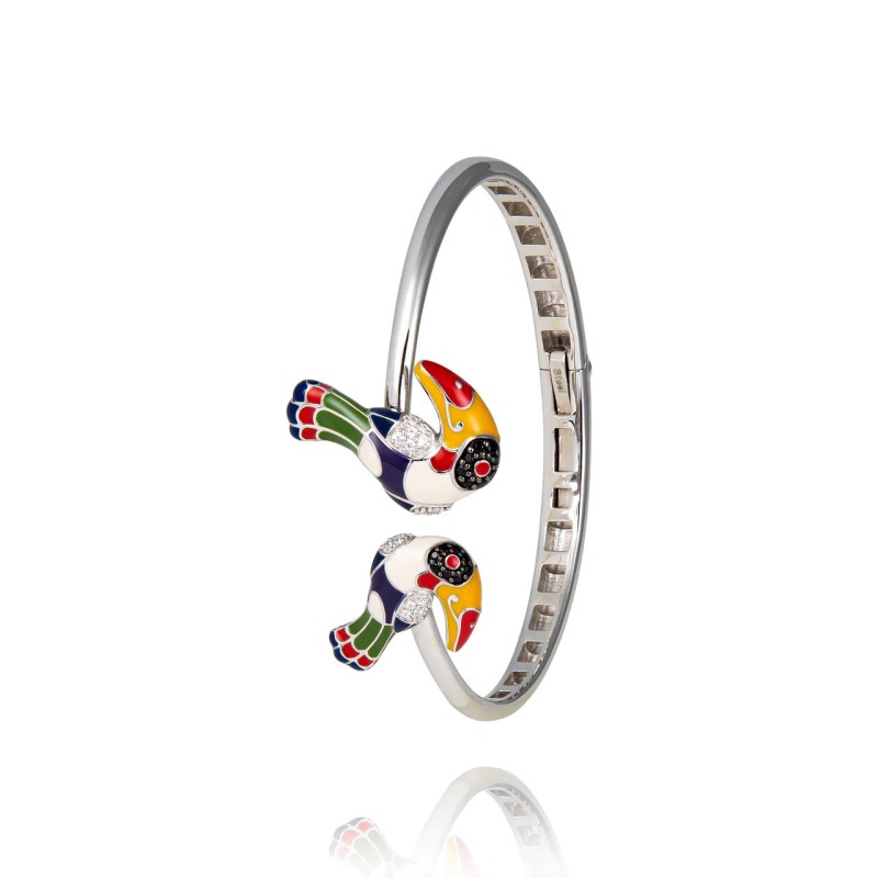 Bracelet Jonc Una Storia Toucan argent 925/000