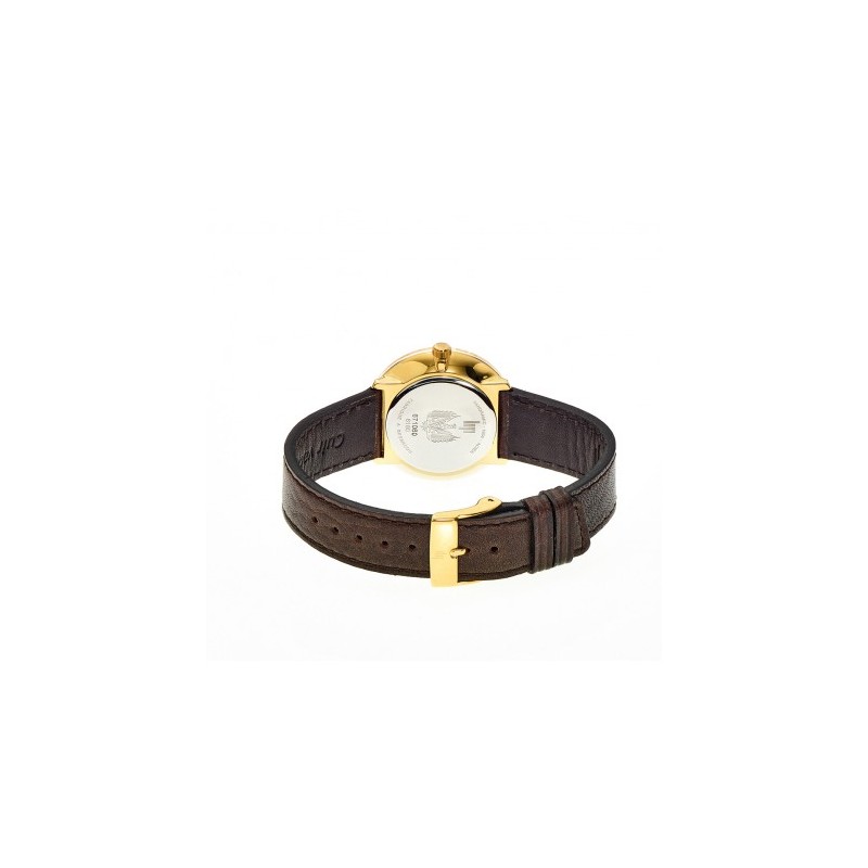 Montre Lip Bracelet cuir marron