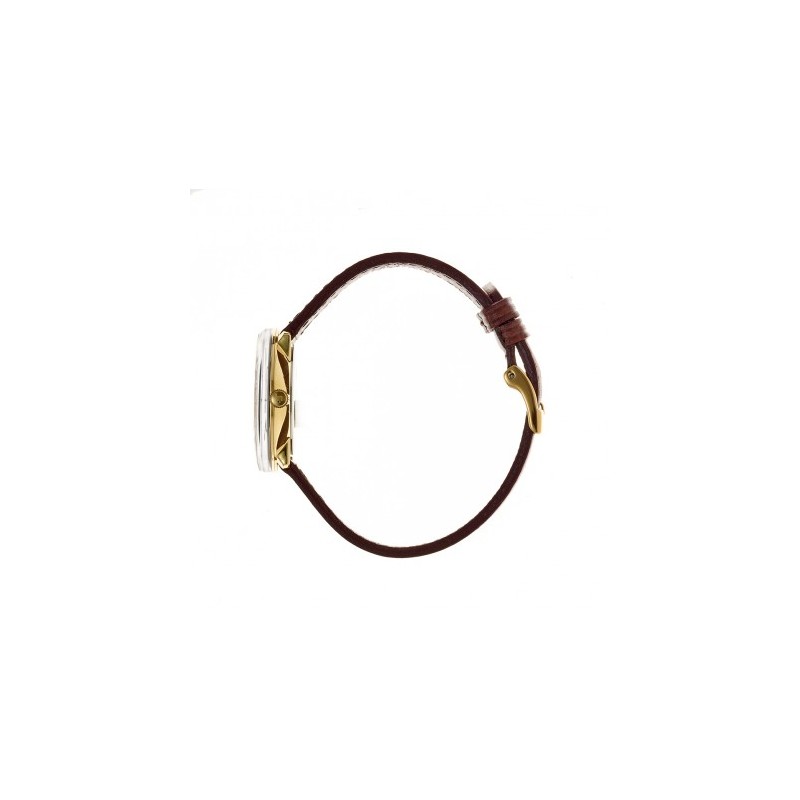 Montre Lip Bracelet cuir marron