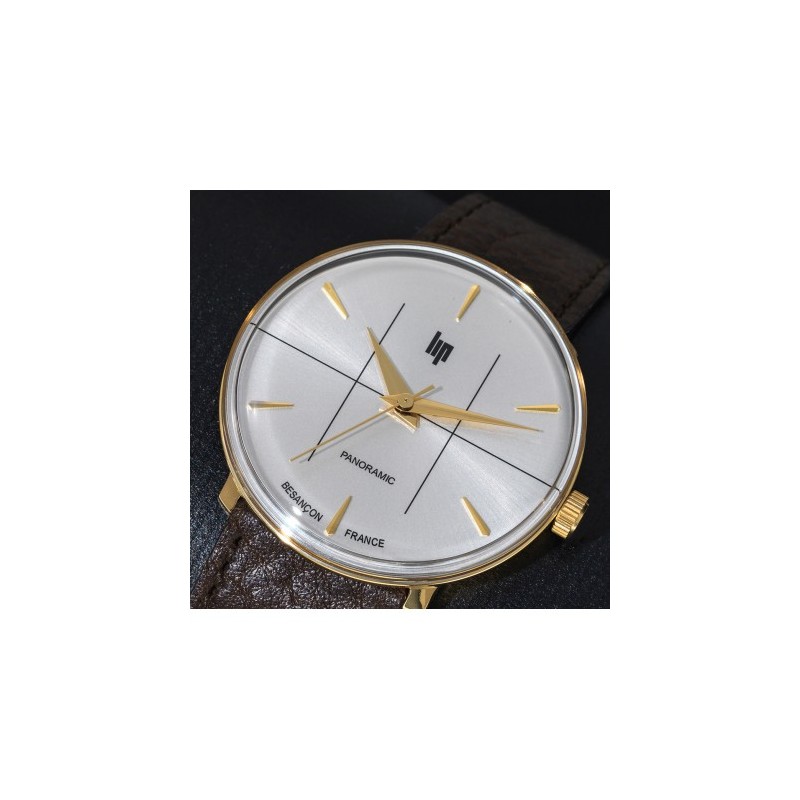 Montre Lip Bracelet cuir marron