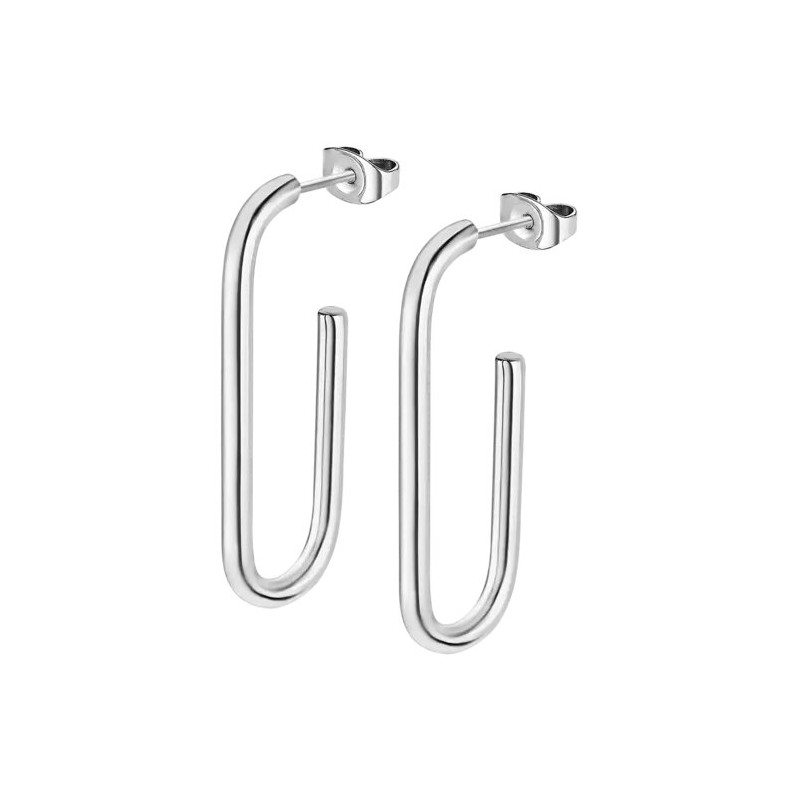 Boucles d'oreilles Lotus Pendantes argentées