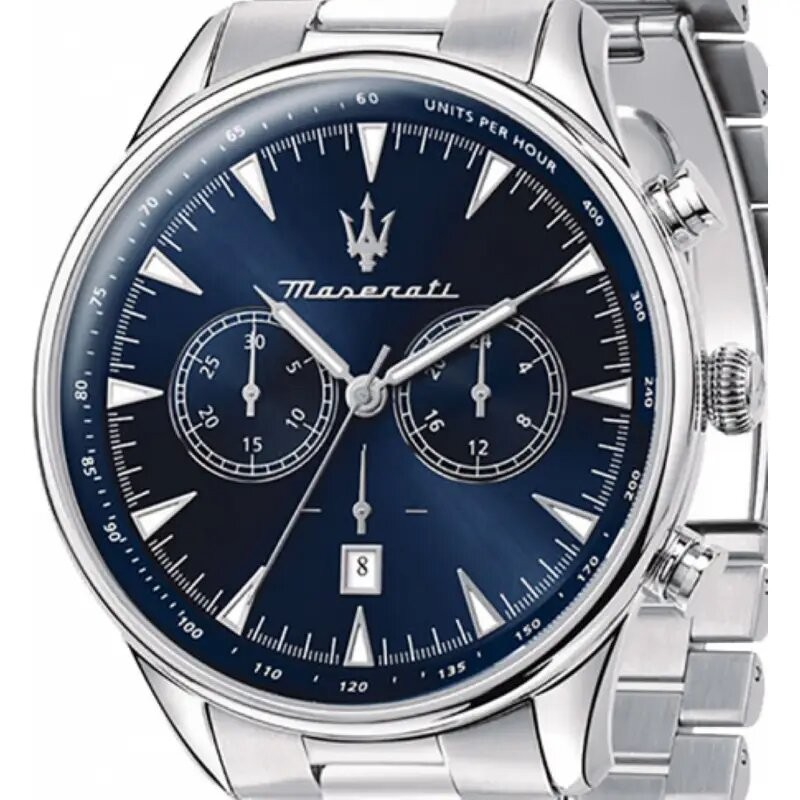 Montre Maserati homme acier cadran bleu