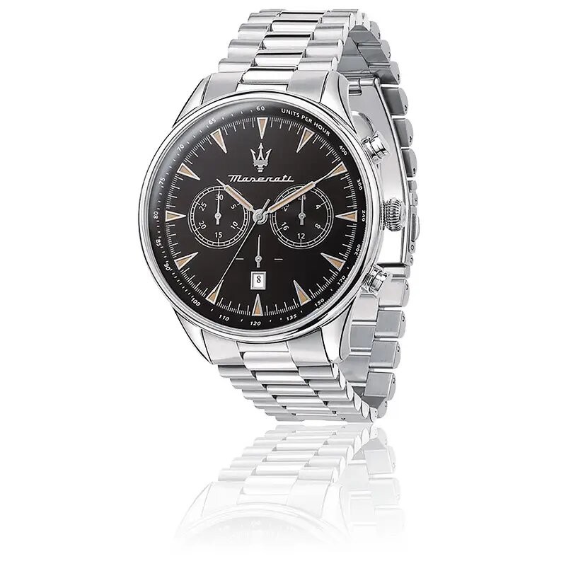 Montre Maserati homme acier Cadran noir