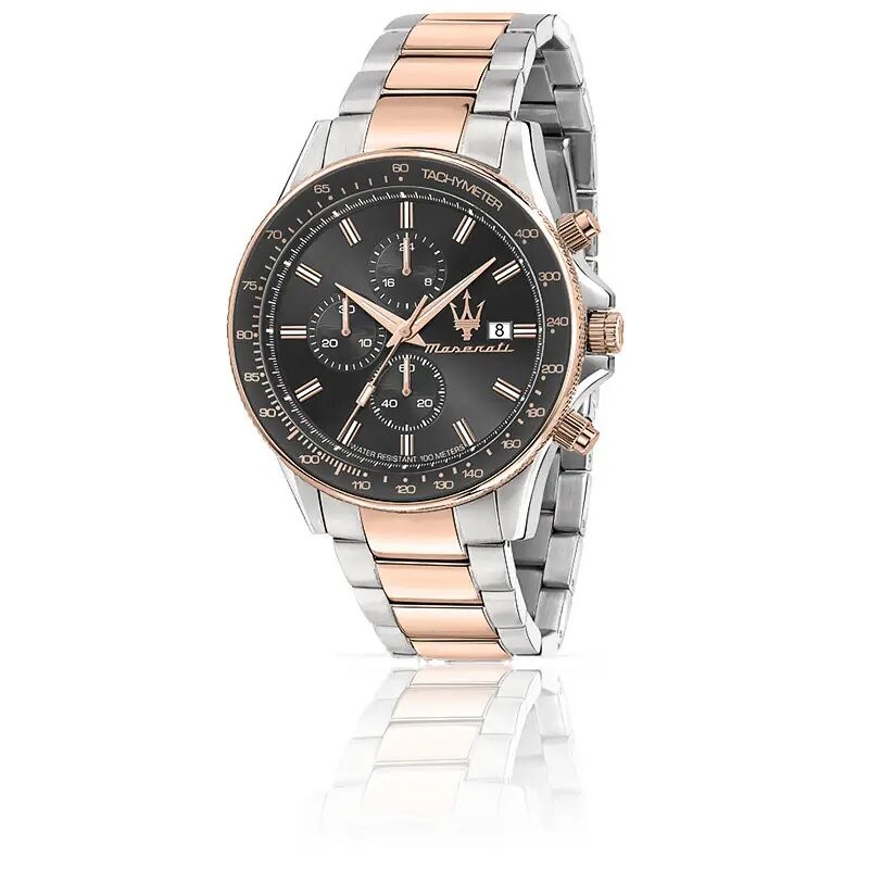 Montre Maserati homme acier bicolore