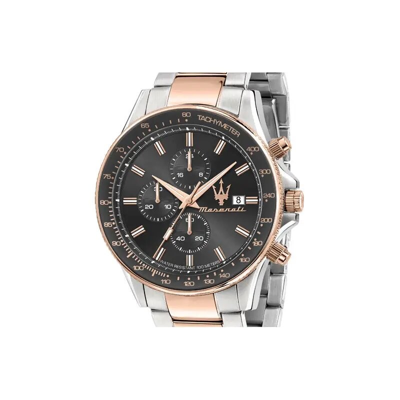 Montre Maserati homme acier bicolore