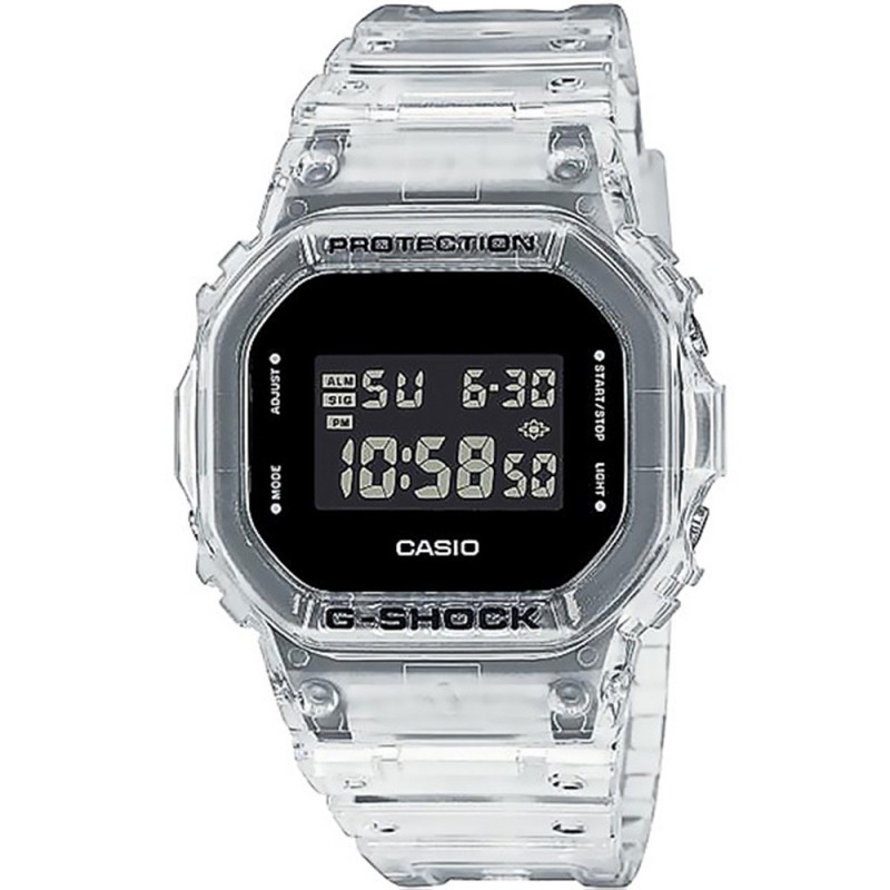 Montre Homme Casio G-Shock en résine transparent