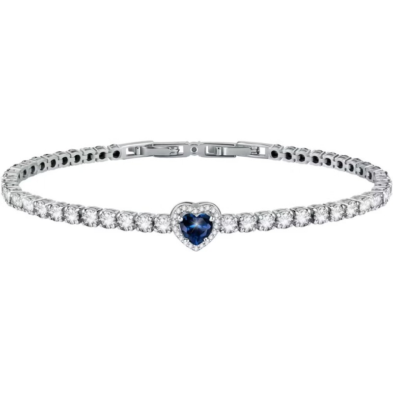 Bracelet Jonc Morellato Argent 925/000 Cœur Bleu