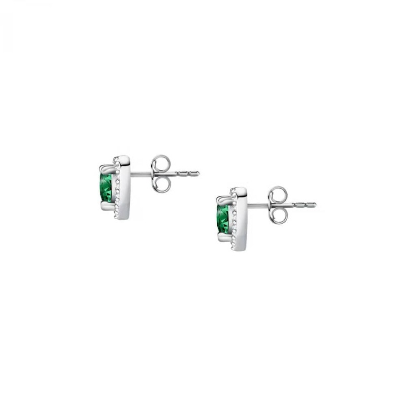 Boucles d'oreilles Morellato Clous Cœur Vert
