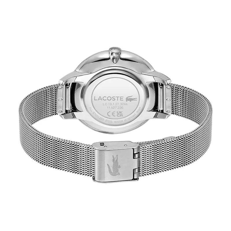 Montre Lacoste Femme Bracelet argenté mailles milanaises