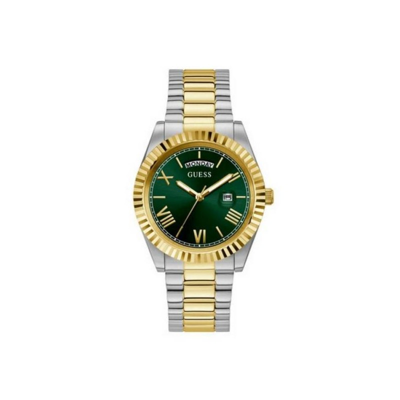 Montre Guess Homme Bracelet acier bicolore