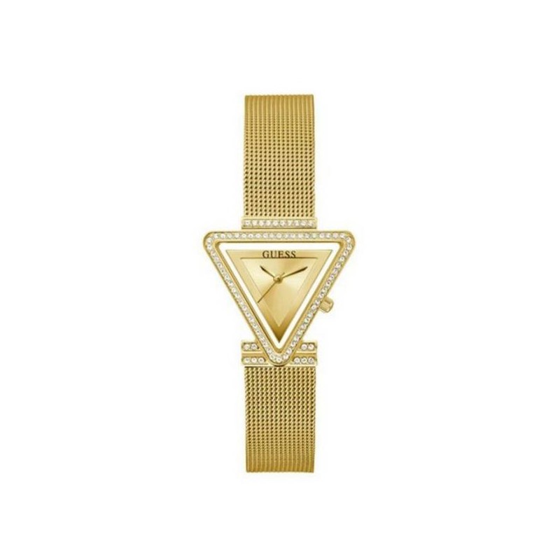 Montre Guess Femme Bracelet doré mailles milanaises