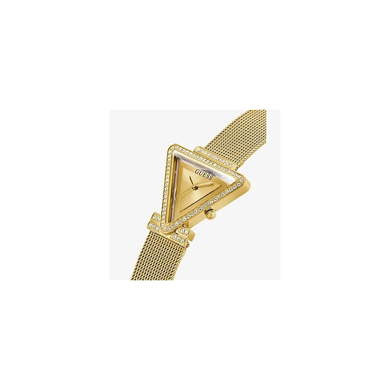 Montre Guess Femme Bracelet doré mailles milanaises