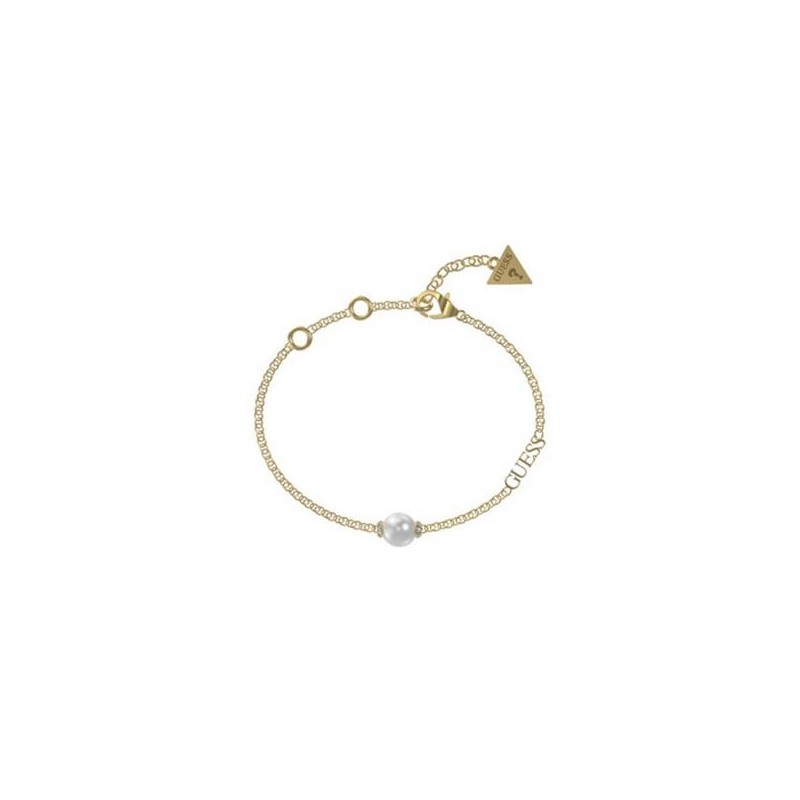 Bracelet Guess Femme Acier doré et perle