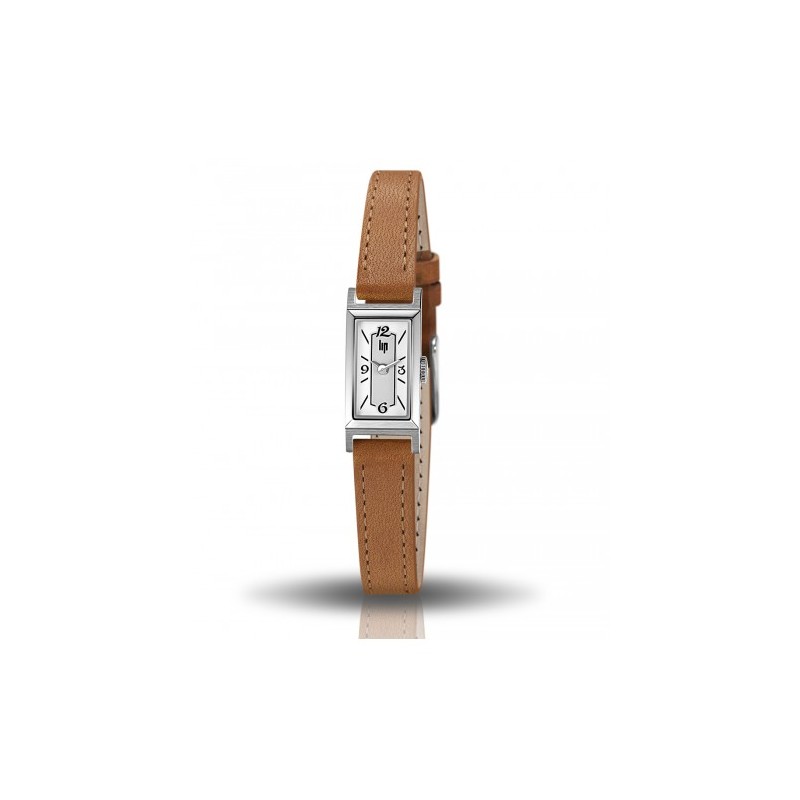 Montre femme  LIP  cuir marron