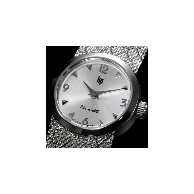 Montre femme LIP Henriette mailles milanaises