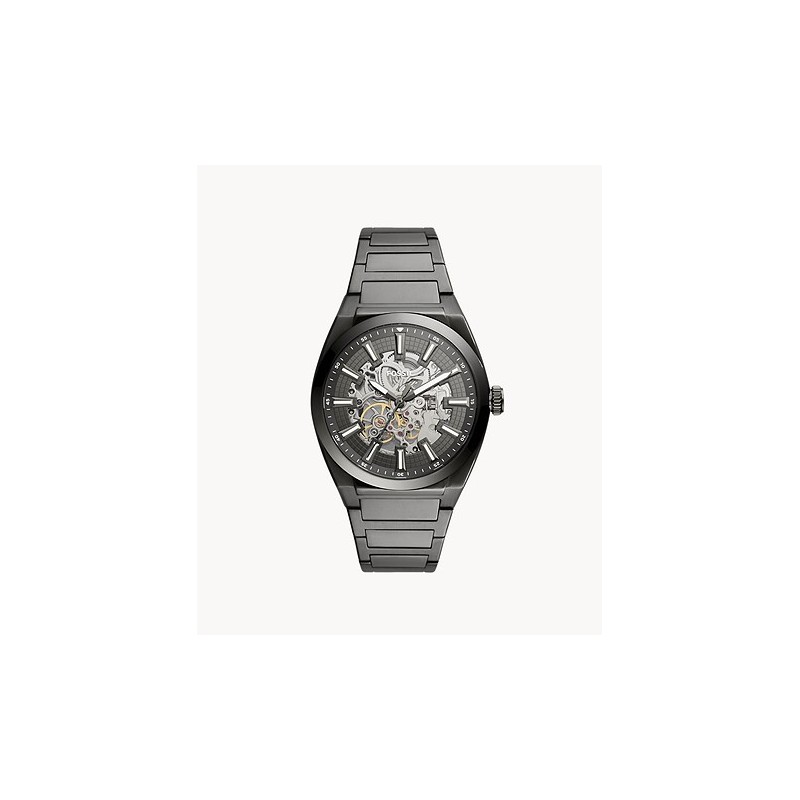 Montre Fossil Automatique Collection EVERETT acier gris