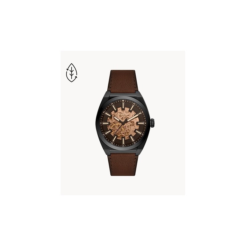 Montre Fossil Automatique Collection EVERETT en cuir