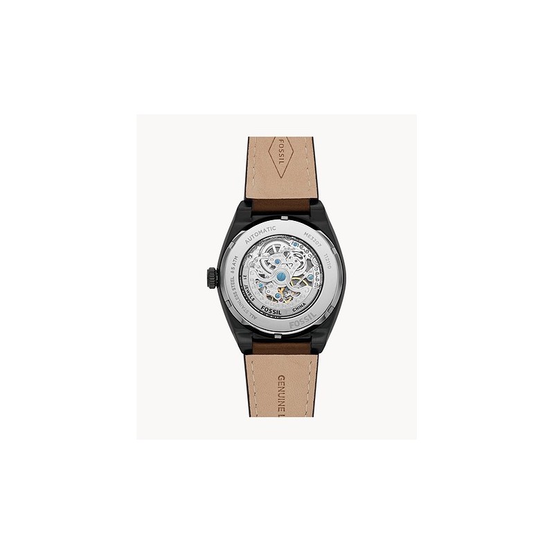 Montre Fossil Automatique Collection EVERETT en cuir