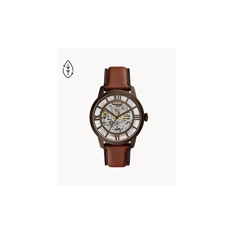 Montre Fossil Automatique Collection TOWNSMAN en cuir