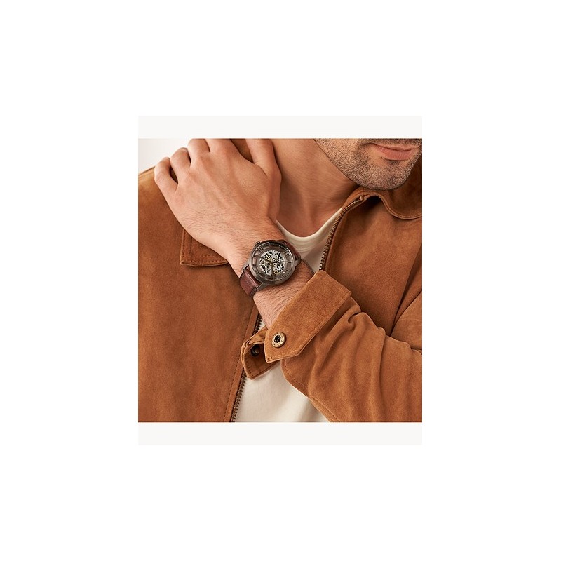 Montre Fossil Automatique Collection TOWNSMAN en cuir