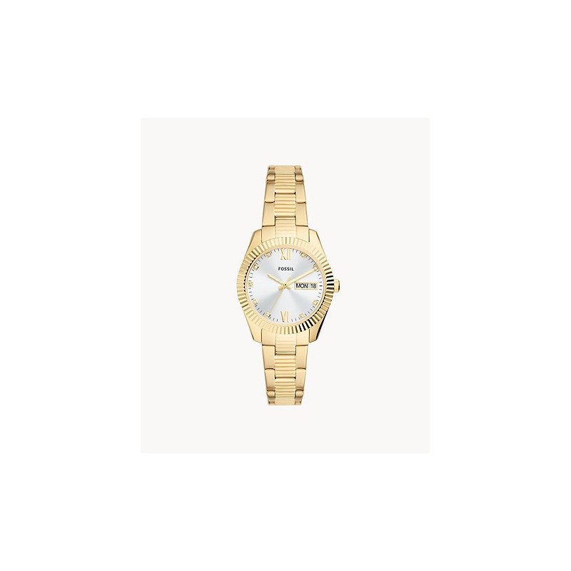 MONTRE FOSSIL FEMME ACIER DORE