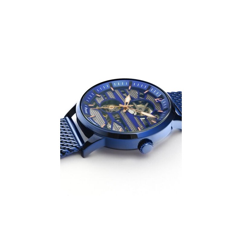 MONTRE PIERRE LANNIER HOMME AUTOMATIQUE MAILLES MILANAISES