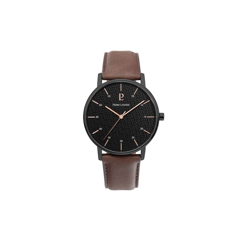 Coffret Montre Pierre Lannier cadran noir
