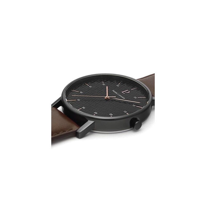 Coffret Montre Pierre Lannier cadran noir