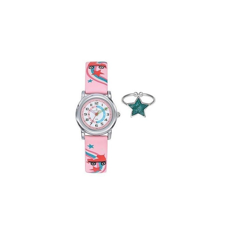 MONTRE CERTUS ENFANT EN CUIR ROSE