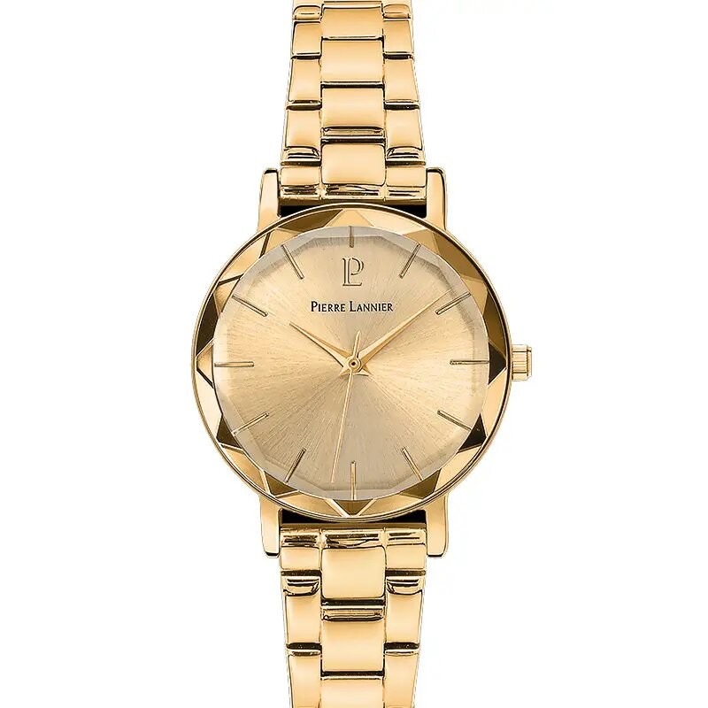 Coffret Montre Femme Pierre Lannier Multilples + bracelet acier doré