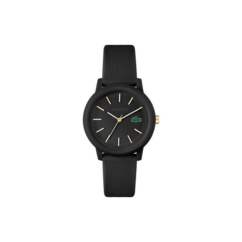 MONTRE LACOSTE FEMME SILICONE NOIR