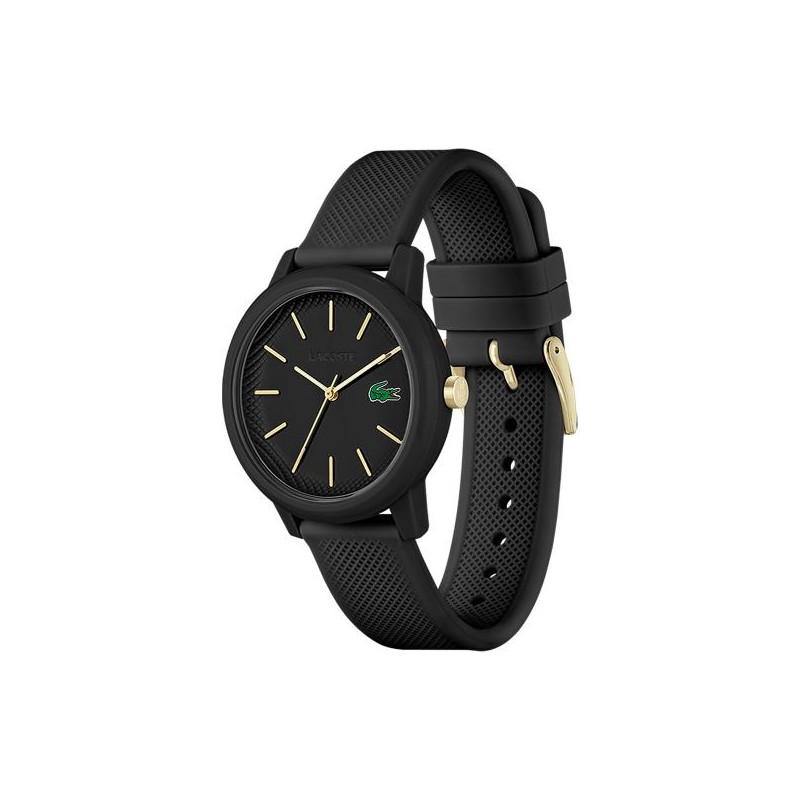 MONTRE LACOSTE FEMME SILICONE NOIR