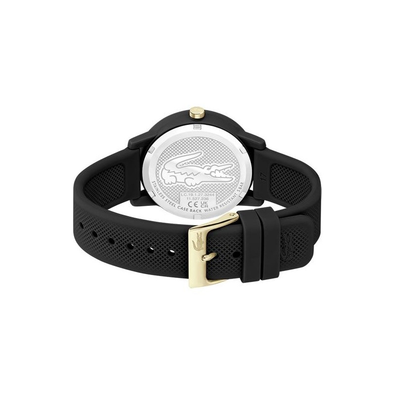 MONTRE LACOSTE FEMME SILICONE NOIR