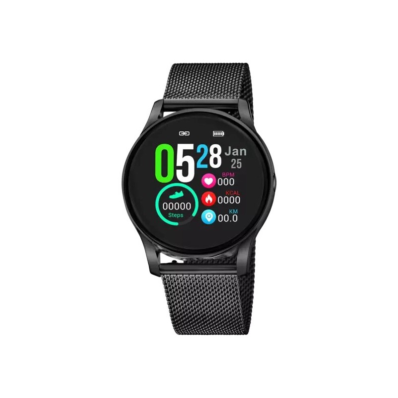 Montre Lotus Femme connectée mailles milanaises