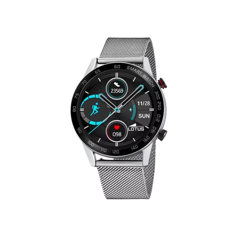 Montre Lotus Homme connectée mailles milanaises