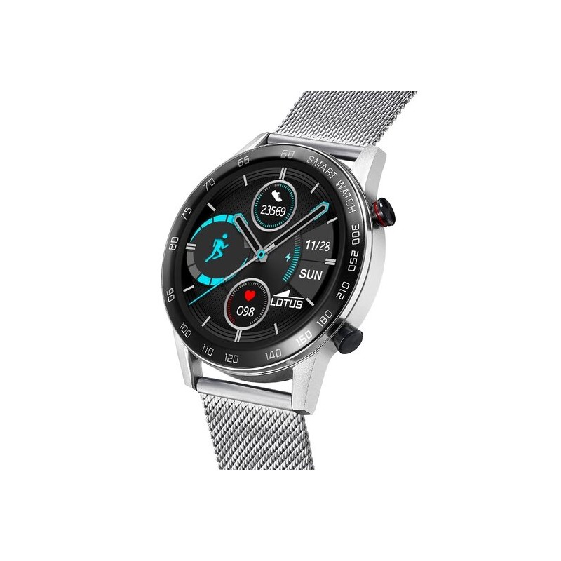 Montre Lotus Homme connectée mailles milanaises