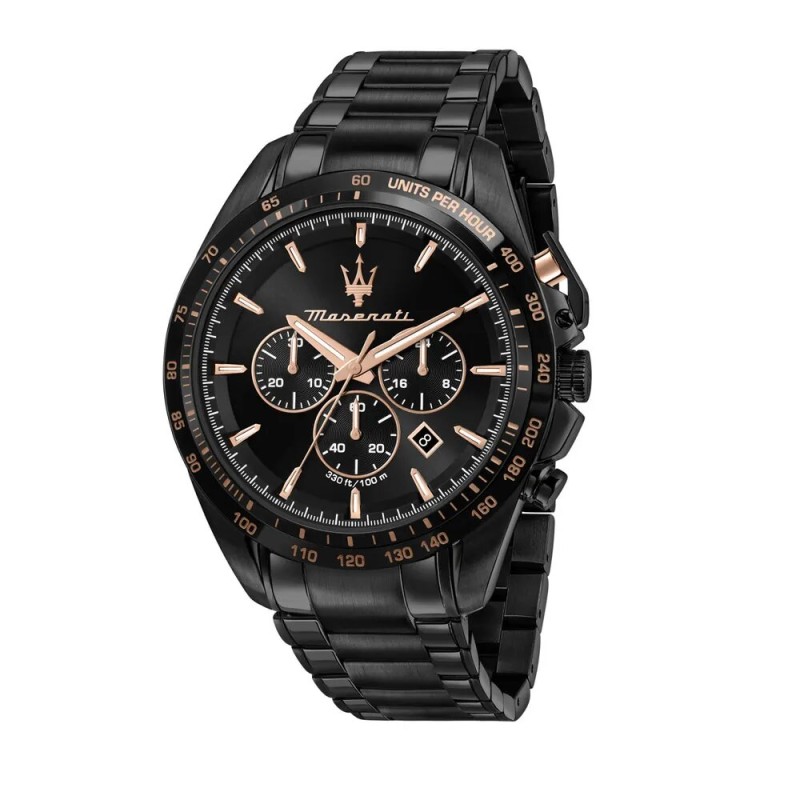 Montre Maserati homme noire chronographes